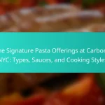 The Signature Pasta Offerings at Carbone NYC: Types, Sauces, and Cooking Styles